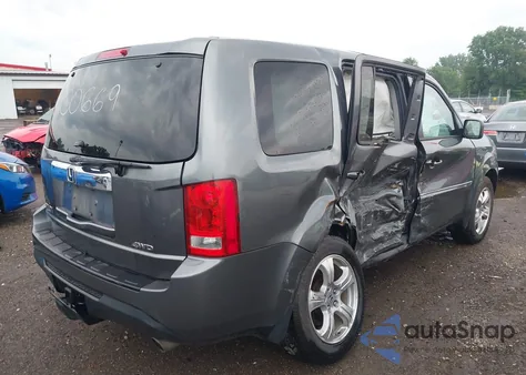 2013 Honda Pilot Exl from USA, damaged, VIN 5FNYF4H57DB006619